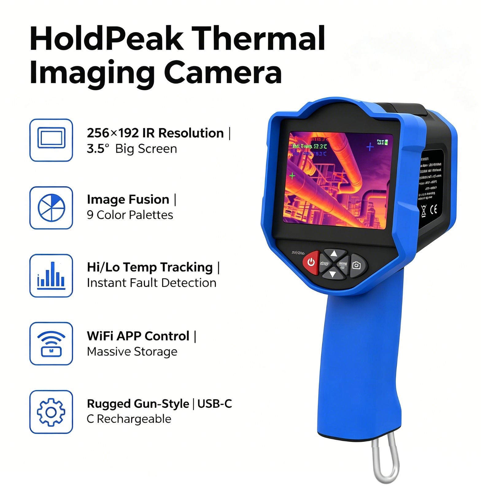 Thermal Imaging Camera Pcb Repair - Kamera termowizyjna HoldPeak 256 x 192,