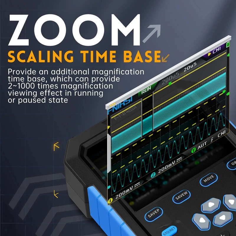 FNIRSI DPOX180H Przenośny Oscy – Fnirsi Digital Oscilloscope Handheld recenzja i cena