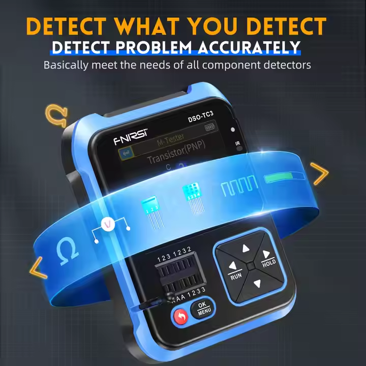 FNIRSI DSO-TC3 Mini Przenośny  – Fnirsi Digital Oscilloscope Handheld recenzja i cena